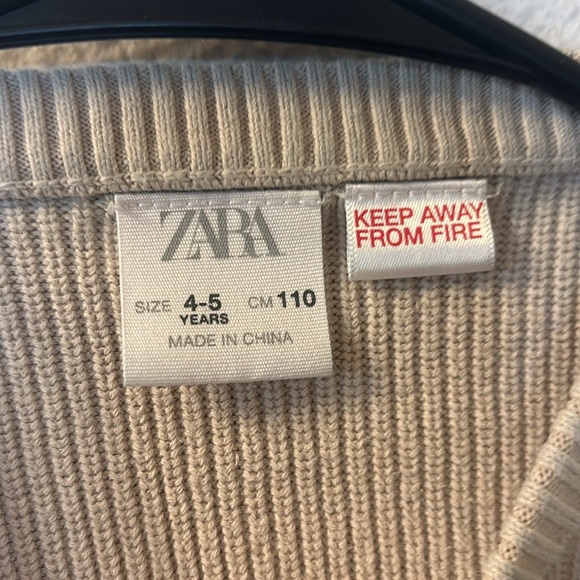 Zara kids sweater size 4/5 - Picture 3 of 5